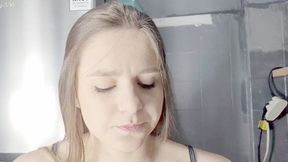 DRINKING SODA WHEN WAKEN UP AND BURPING A LOT IN THE KITCHEN - BY ISABELITA - CLIP 3