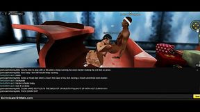 3D Anime Diva X-Mas Porn Adventure With Game IMVU Action