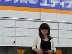 Outdoor Flashing with Japanese Crossdresser