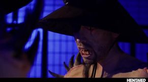 Epic Ninja Showdown: Kitana's Wild Encounter with Two Mysterious Beings!