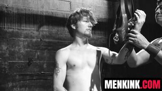 Straight Patrick Knight gets waterboarded and anal trained by Van