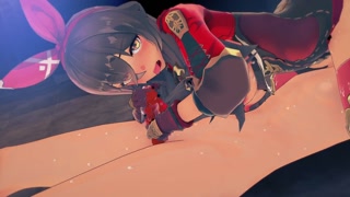 【Genshin Impact Amber】3D Hentai Animation.(Fingering,handjob,blowjob,sex)