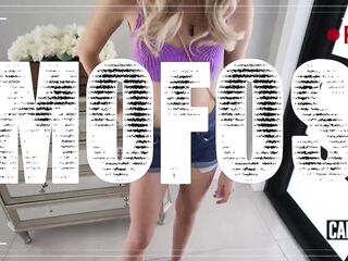 MOFOS - Smokin' Sexy Ellie Nova Strips For Her Classmate And Invites Him To Drill Her Twat Like There's No The next day