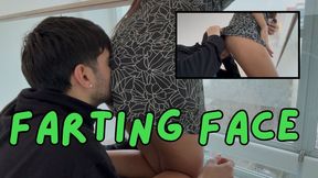 Farting Face + short dress