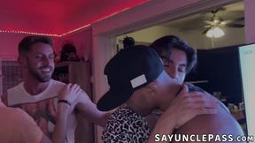 ”Jordan Lake got gangbanged by sexy men at a wild & wet party”