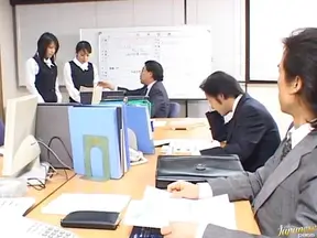 Japanese secretaries show their loyalty by using vibrators