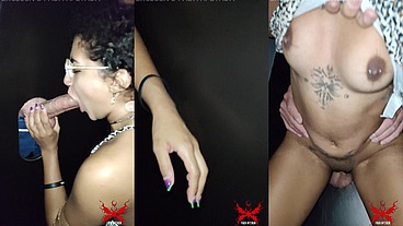 fadinha puta chupando no glory hole