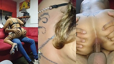 Danabarzagli - que rico creampie me dan por atrás y me rompen el culito