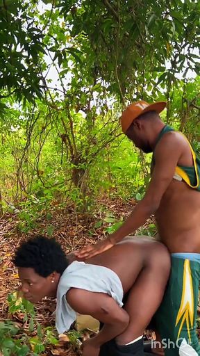 Two Men Under the Bush Tree Fucking
