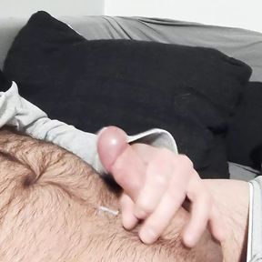 Cumshot in the early morning