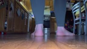Unaware Giantess Stomping Around -- Dry Heel Focused