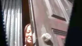 Cute Japanese Housewife Seduces Stranger With Passionate Kiss