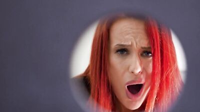 BRAZZERS - Redhead Babe Angel Wicky Calls Her Annoying Employee For A Chat And A Quick Fuck