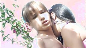 ”Pretty petite teen goes lesbo”