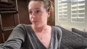 Female Vlogger gets wild in public with lots of cum