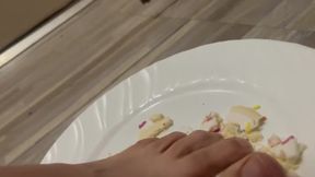 Trans Girl STOMPS On Ur Cookies And Makes U Eat Cum Off Them