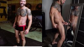 Cumming On The Mirror!