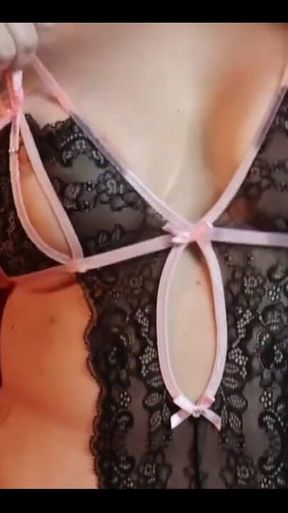 Shiny tits