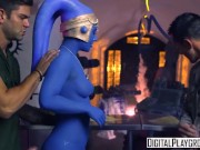 Star Wars Underworld: A XXX Parody Scene 2, Slave Eva Lovia takes two dick