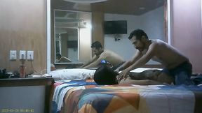 My Hot Step Cousin's Steamy Hotel Massage Turns Into Wild Sex