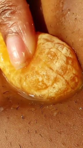 Belly Button Fruit Crushing & Wet Sensory Asmr