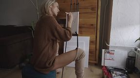 Painting a Pussy Flower