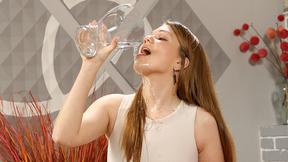 ”Amanda Clarke pisses a lot & licks her own urine”