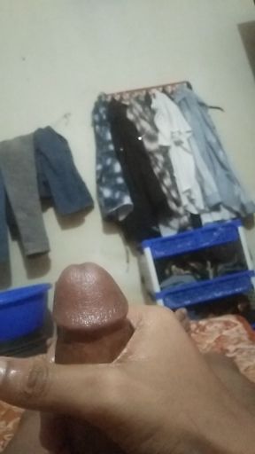 I got a handjob in my room.