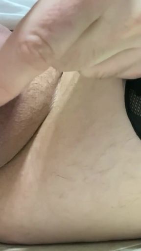 Trans female Crossdresser squirts cum out of her clit cock hands free with no masterbating  Amateur lingerie heels and&hellip;   Clip 1