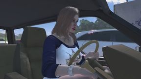 Dodge Caravan Cranking Template - Paige in Red Flats with a Bow 1080p