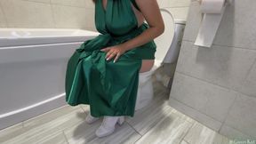 Prom Night Farts - Green Dress &amp; White Heels