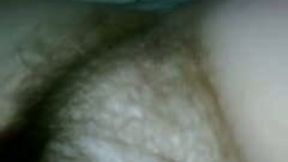 That bushy dirty snatch is my wife's pussy under the blanket