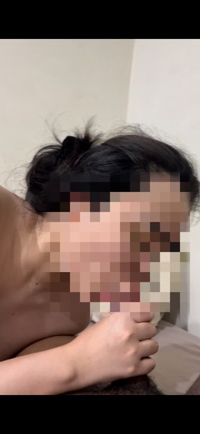 Sucking his cock until he cum on my face