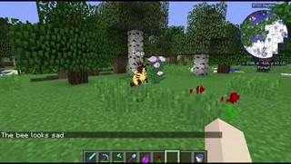 BEEE-EH-EH a night whit Bee Jenny mod Minecraft | Not Commentary