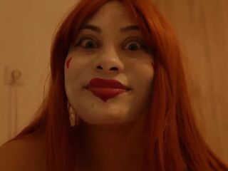 Clown Queen Punishes Her Massive Fan in His Fantasies