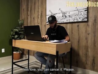 I hire a floozy whilst my wife works and we end up having a trio out of a fuck-rubber