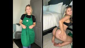 Barista Babes Get Down & Dirty, Solo Session Unleashes Insatiable Orgasms