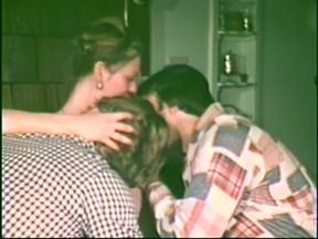 Hairy milf loves pleasuring two big dicks