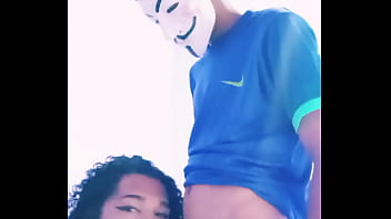 Primeira vez que o novinho ganhou uma mamada da Wanessa