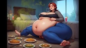 Farting Confessions #14B: Gassy Aftermath of a Massive Mukbang (Animated)