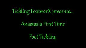 Anastasia First Time Foot Tickling