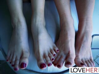 JOI Foot Tease With Katrina Colt and Alexia Anders