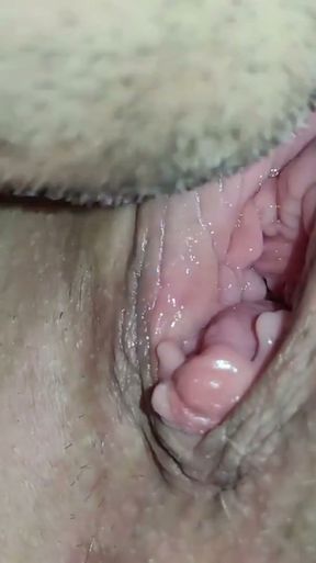 Clit Licking and Pussy Eating Until Massive Orgasm - Extreme CLOSE UP Amateur Pussy Licking   Clip 1