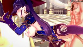 mona owes money and pays with sex - red - genshin impact - full & pov version on sheer & ptrn: fantasyking3