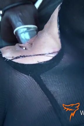Eva Adams loves getting her holes stuffed by 2 cocks!
