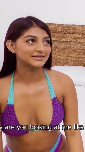 My LATINA TEEN STEPDAUGHTER confessed she wanted to star in a homemade sex tape... so I hit record   Clip 1