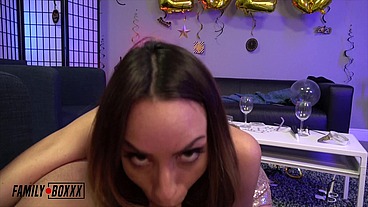 I Banged My step Aunt Jaime Vine at the New Year’s Eve Party - Amateur Boxxx