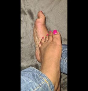 Pink toenails pics