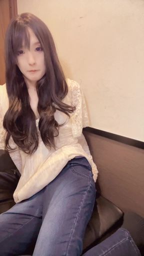 A video of a soft, soft-haired crossdresser quietly masturbating.