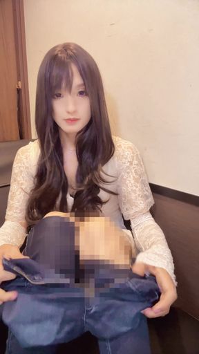 A video of a soft, soft-haired crossdresser quietly masturbating.